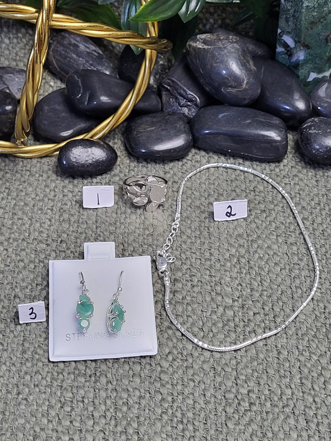 RESERVED FOR: bjn2365 8/23/24- 3 Sterling Silver Items