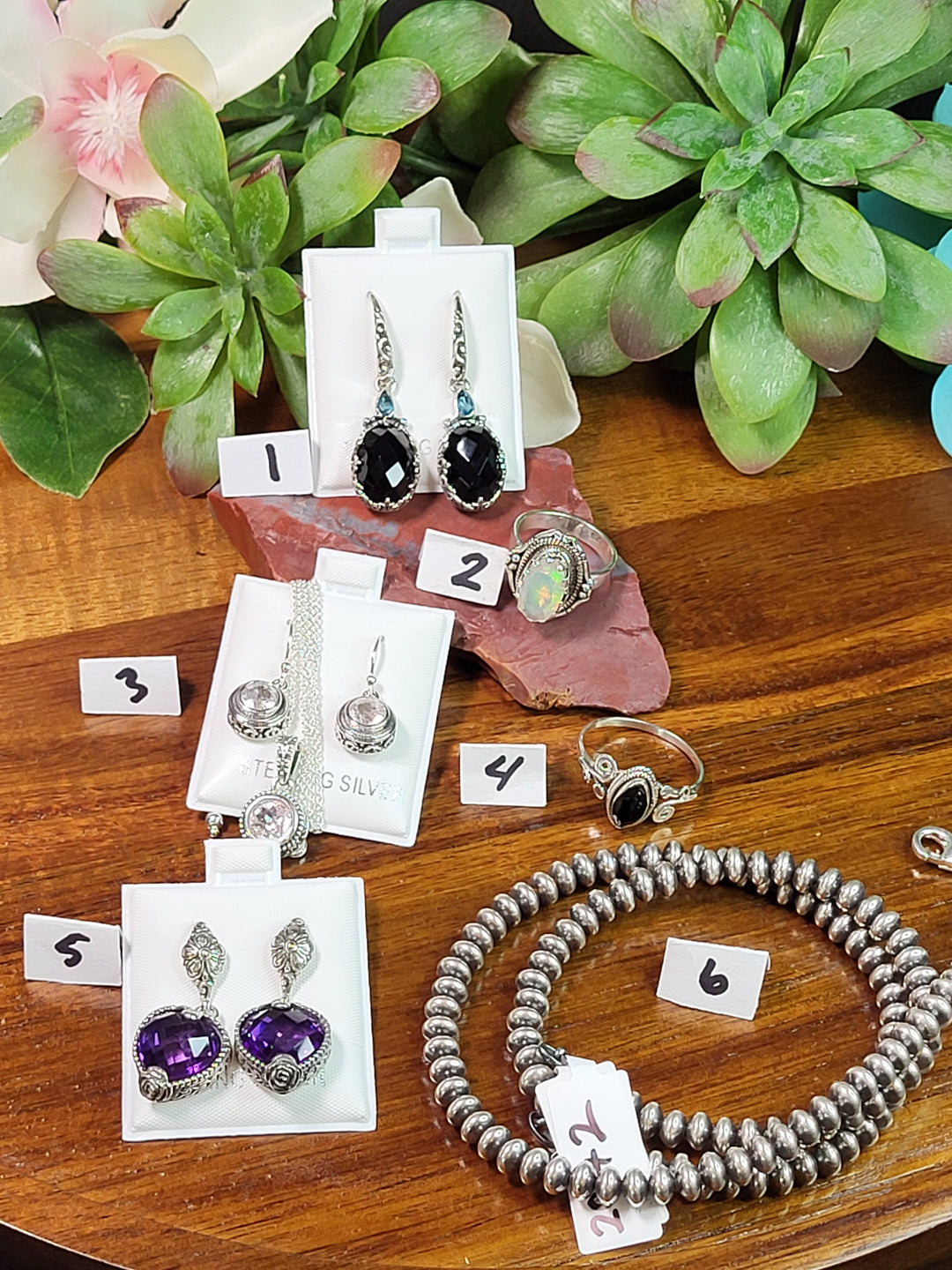 RESERVED FOR: Andrea W-7/14/24-6 Sterling Silver Items