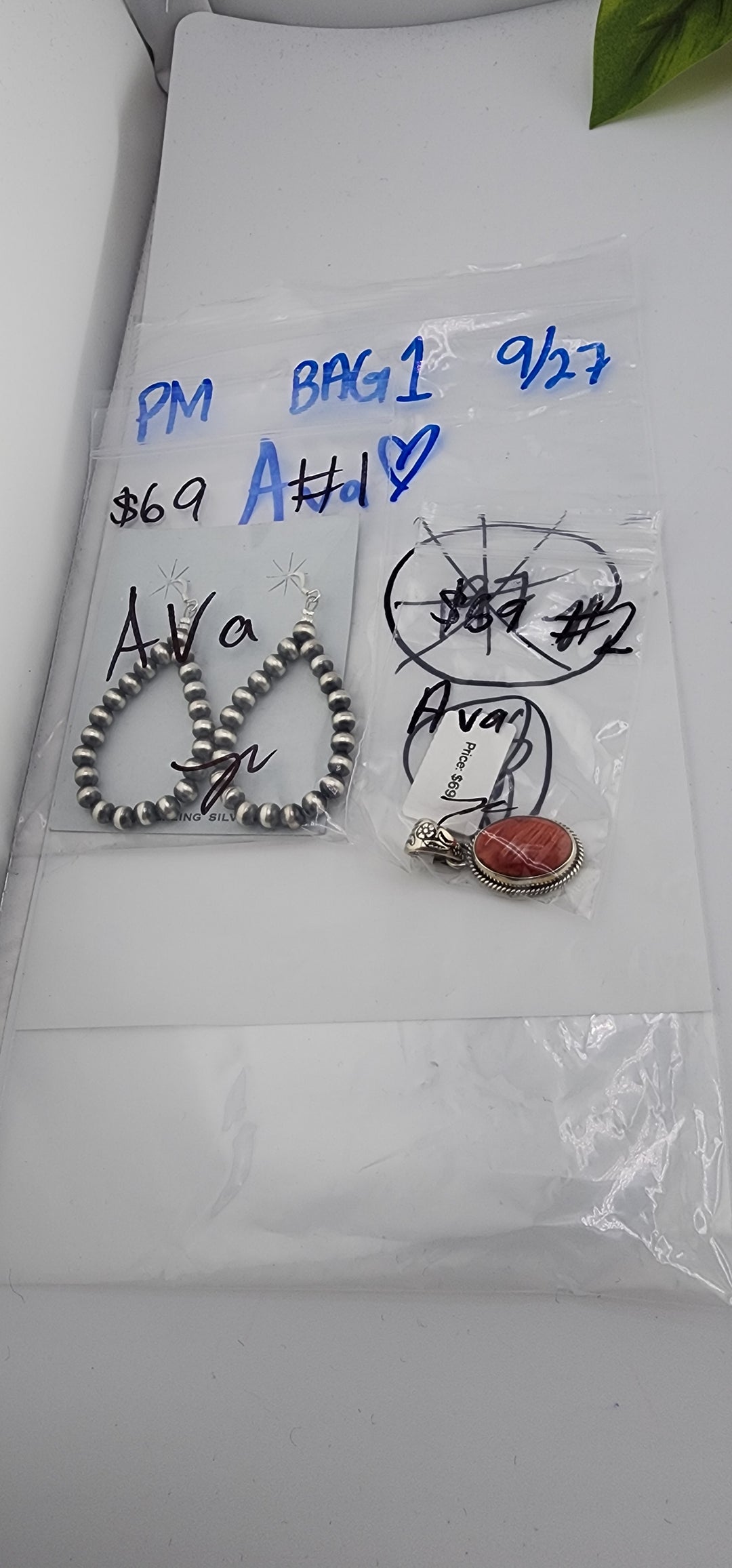 PM SHOW 48HR - RESERVED FOR: Ava BAG1 - 9/27/2025 FL tiktok Live Show - 2 Sterling Silver Items