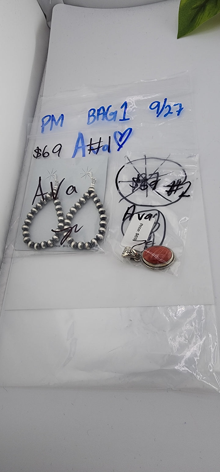 PM SHOW 48HR - RESERVED FOR: Ava BAG1 - 9/27/2025 FL tiktok Live Show - 2 Sterling Silver Items
