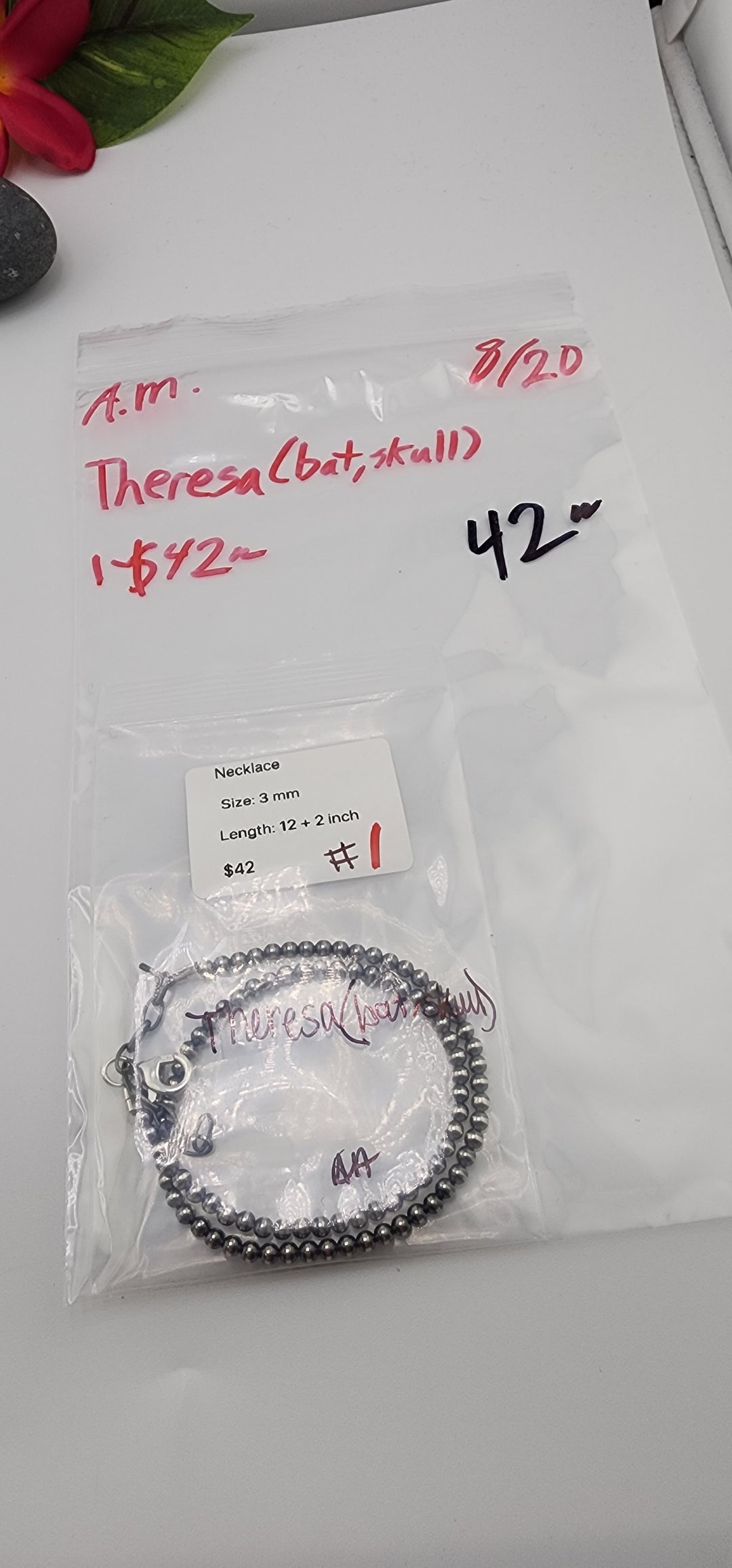 AM SHOW 48HR - RESERVED FOR: Theresa🦇💀 - 8/20/2025 FL tiktok Live Show - 1 Sterling Silver Items