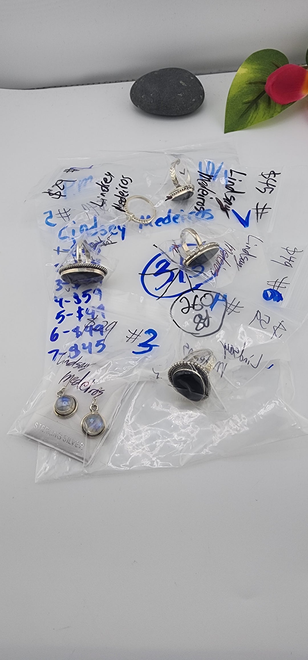 PM SHOW 48HR - RESERVED FOR: Lindsay Medeiros - 10/1/2025 FL tiktok Live Show - 6 Sterling Silver Items