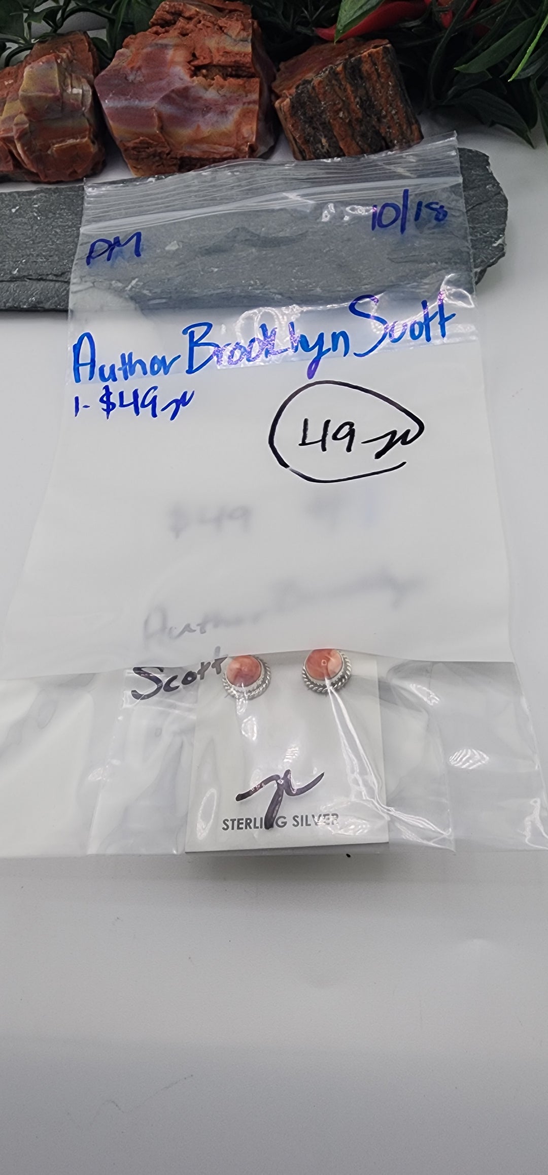PM SHOW 48HR - RESERVED FOR: AuthorBrooklynScott  - 10/18/2025 FL tiktok Live Show - 1 Sterling Silver Items