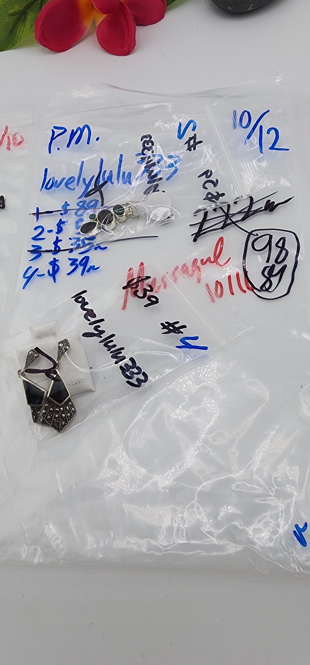 PM SHOW 48HR - RESERVED FOR: lovelylulu333 - 10/12/2025 FL tiktok Live Show - 2 Sterling Silver Items