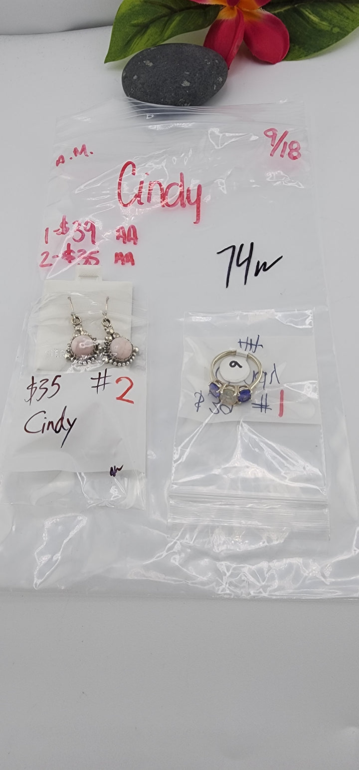 AM SHOW 48HR - RESERVED FOR: Cindy - 9/18/2025 FL tiktok Live Show - 2 Sterling Silver Items