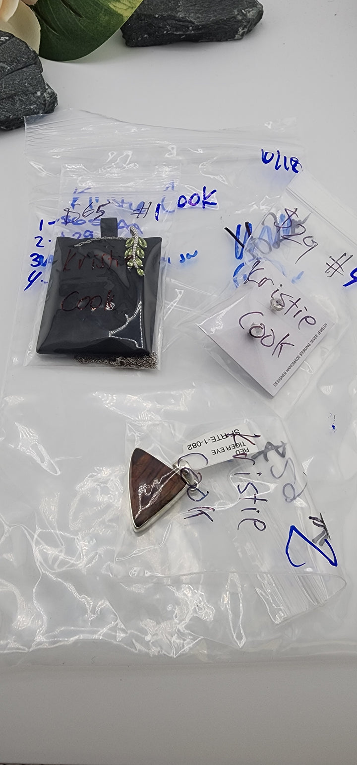 RESERVED FOR: Kristie Cook - 6/18/2025 tiktok Reservation Live Show - 3 Sterling Silver Items