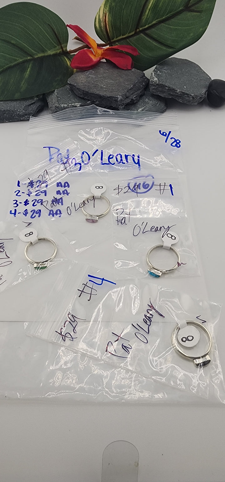 48HR - RESERVED FOR: Pat O'Leary - 6/28/2025 FL tiktok Live Show -4  Sterling Silver Items