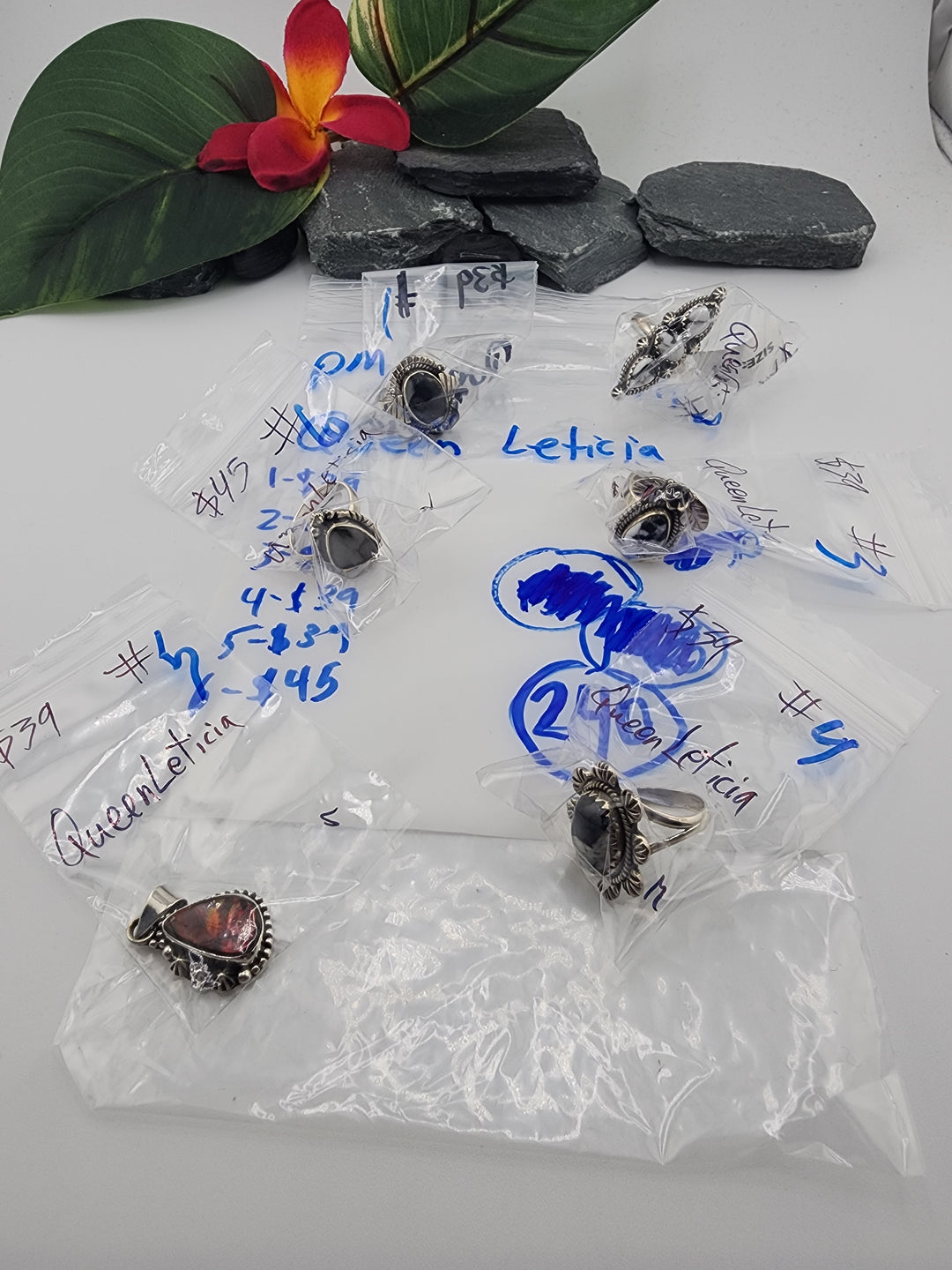 Queen Leticia - 3/11/26 - 5 925 Sterling Silver Items