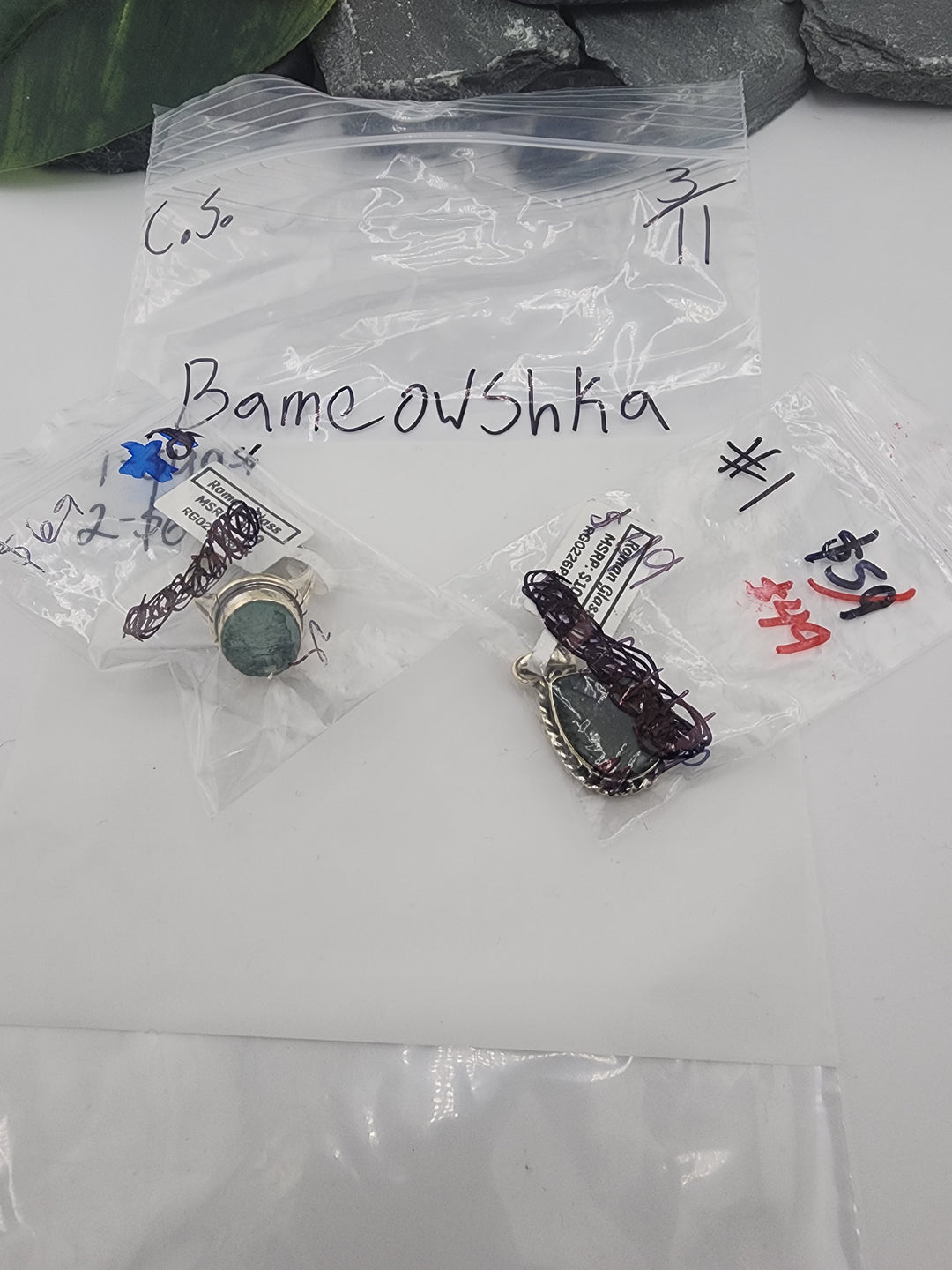 C.S. RESERVED FOR: Bameowshka - 3/11/2026 FL tiktok Live Show - 2 Sterling Silver Items