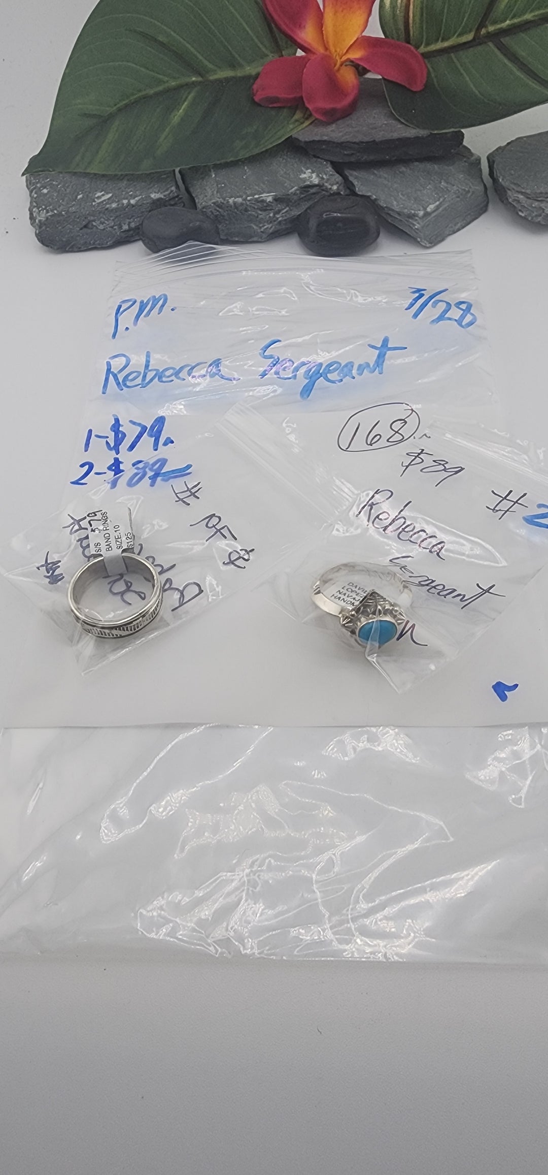 Rebecca Sergeant - 3/28/26 - 2 925 Sterling Silver Items
