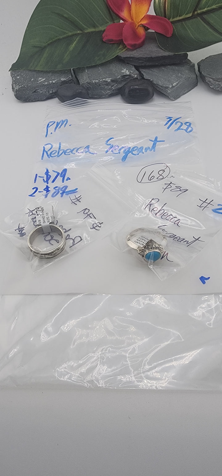 Rebecca Sergeant - 3/28/26 - 2 925 Sterling Silver Items