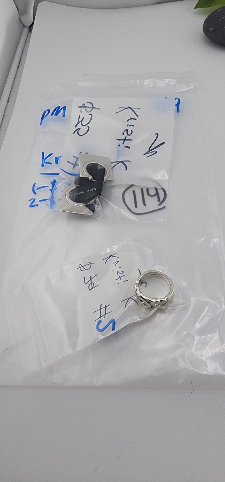 PM SHOW 48HR - RESERVED FOR: Kristie k  - 9/19/2025 FL tiktok Live Show - 2 Sterling Silver Items