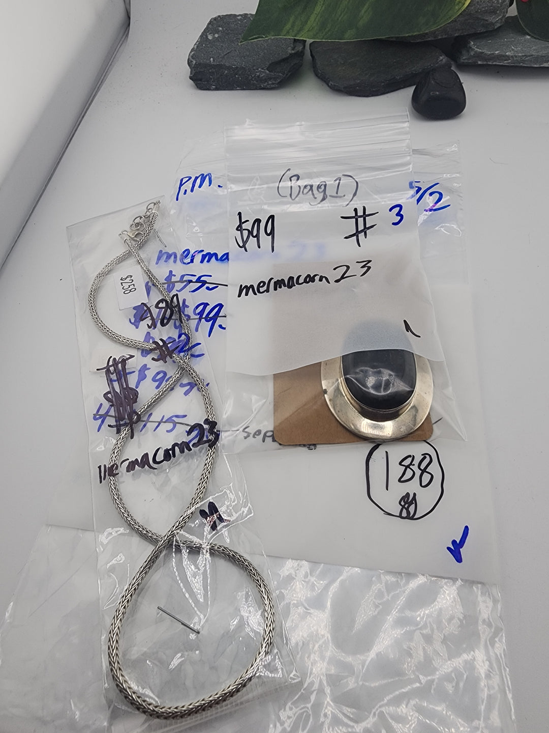 mermacorn23 - 5/2/26 PM (Bag 1) - 2 925 Sterling Silver Items