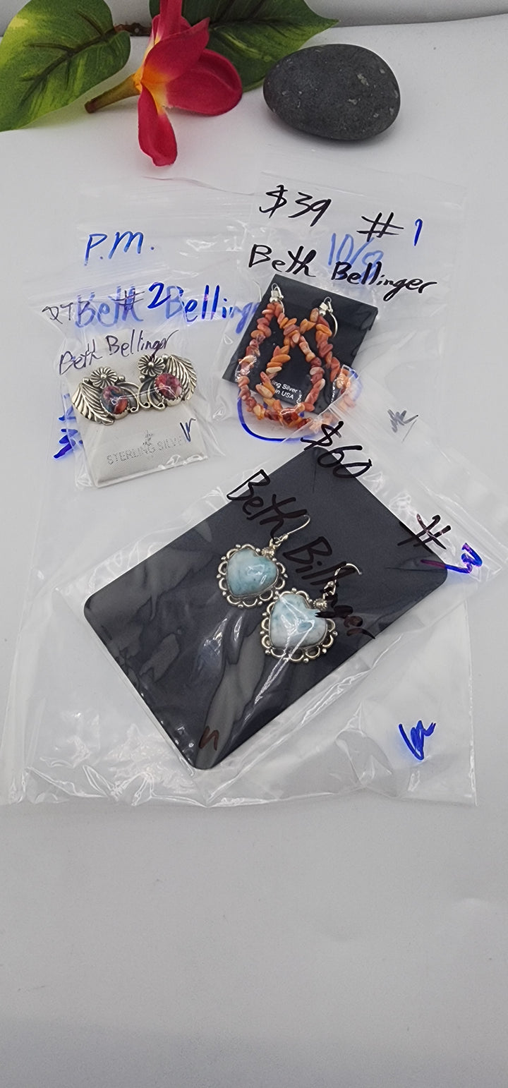 PM SHOW 48HR - RESERVED FOR: Beth Bellinger - 10/8/2025 FL tiktok Live Show - 3 Sterling Silver Items