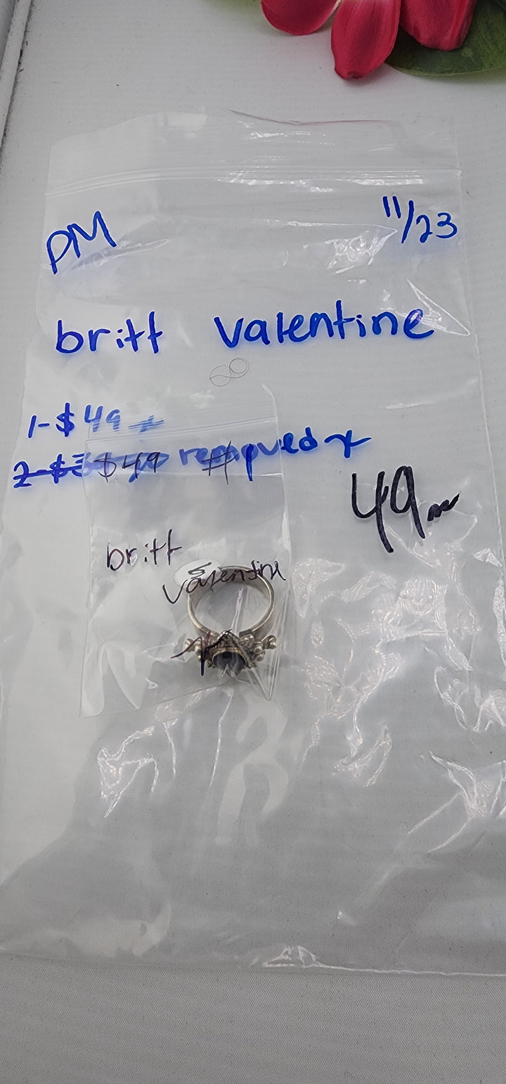 PM SHOW 48HR - RESERVED FOR: britt valentine - 11/23/2025 tiktok Live Show - 1 Sterling Silver Items