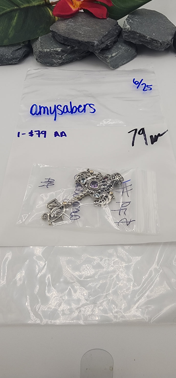 RESERVED FOR: amysabers - 6/25/2025 tiktok Reservation Live Show - 1 Sterling Silver Items