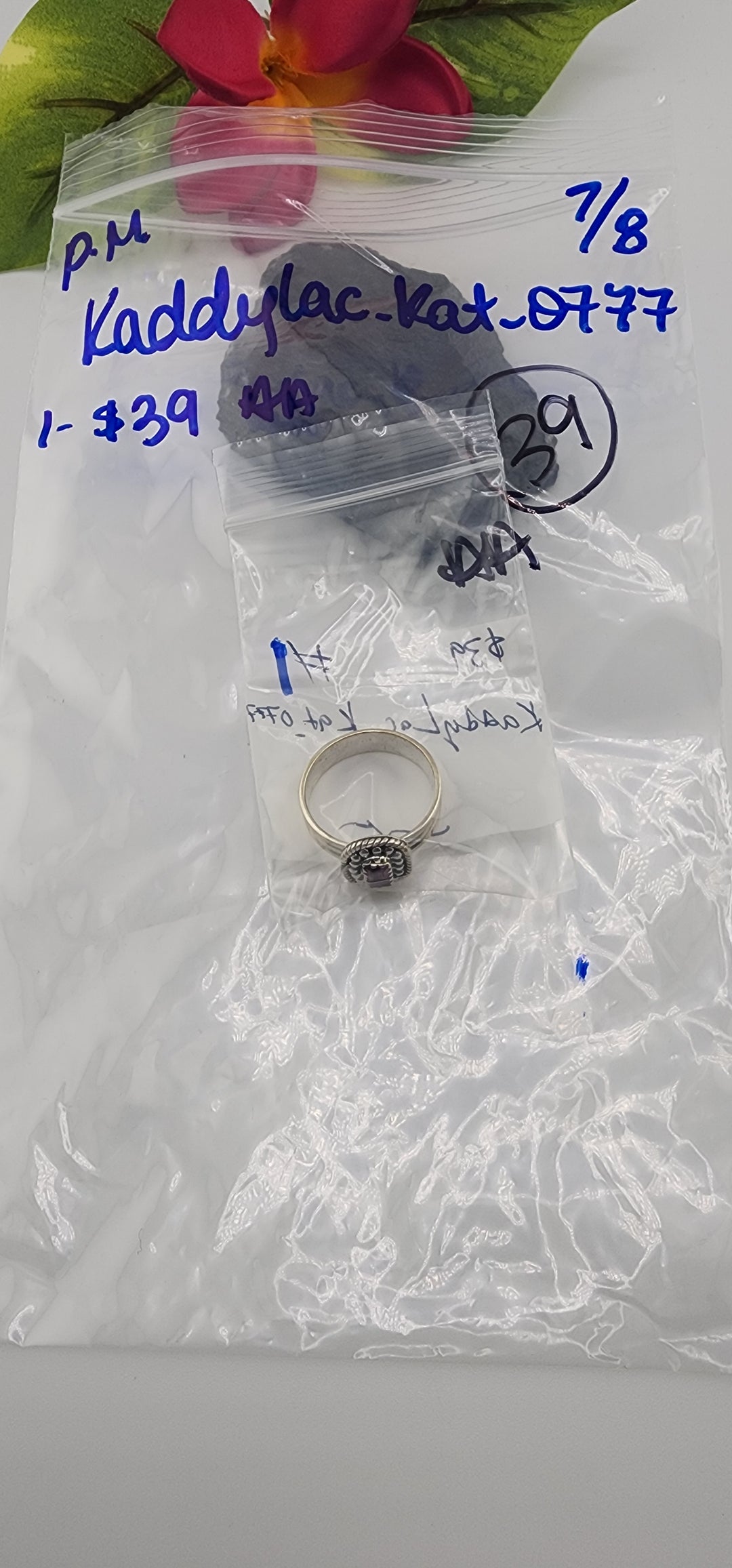 PM SHOW 48HR - RESERVED FOR: kaddyLac_kat_0777 - 7/8/2025 FL tiktok Live Show - 1 Sterling Silver Items