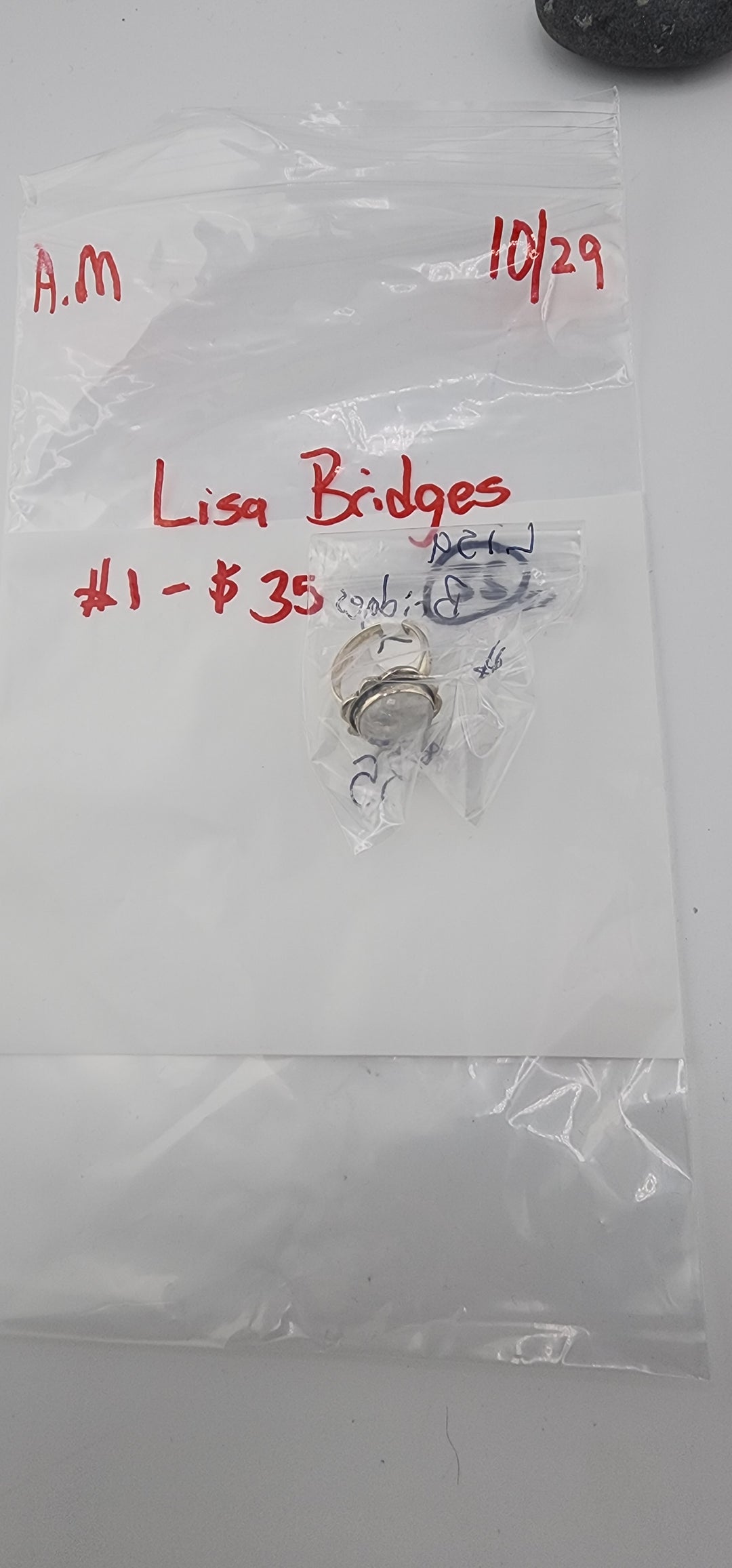 AM SHOW 48HR RESERVED FOR: Lisa Bridges - 10/29/2025 FL tiktok Live Show - 1 Sterling Silver Items