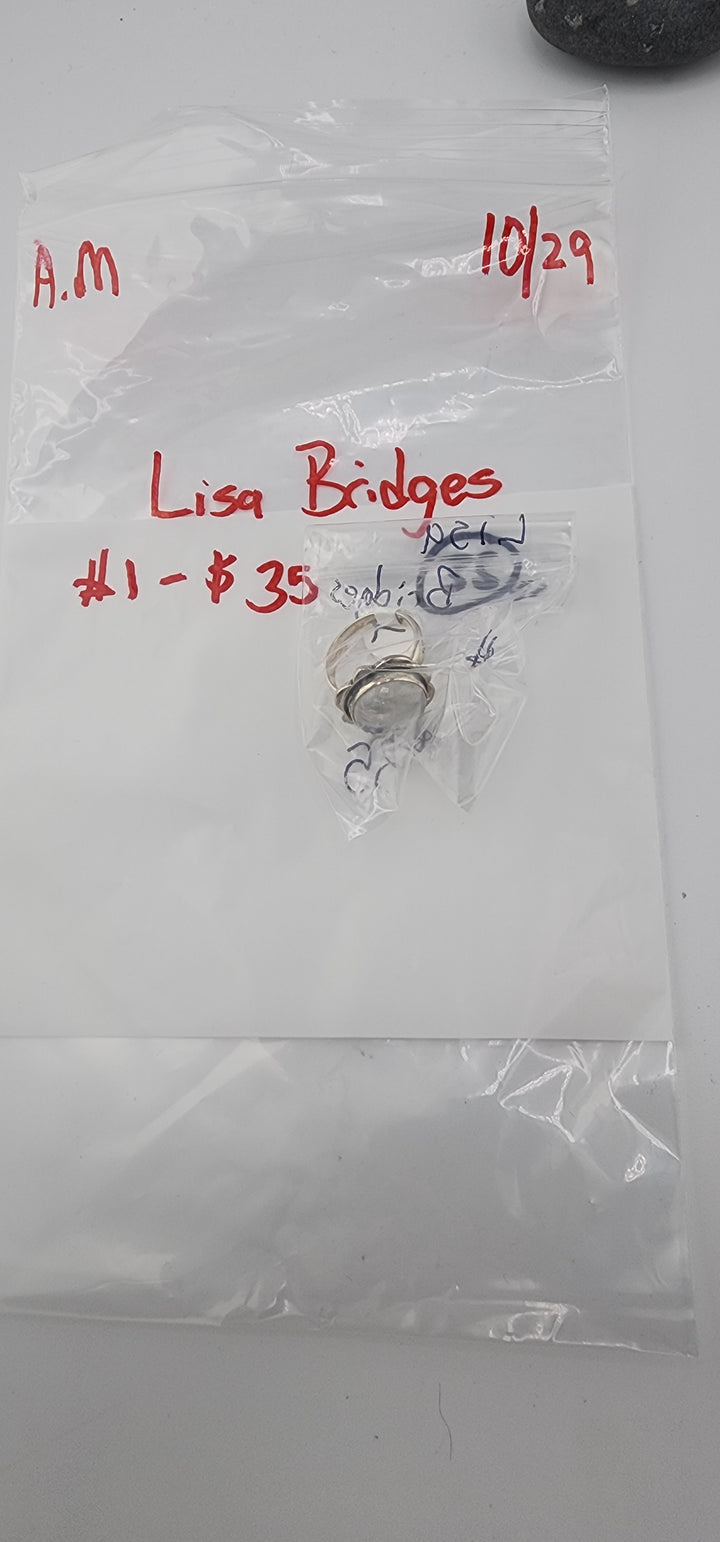 AM SHOW 48HR RESERVED FOR: Lisa Bridges - 10/29/2025 FL tiktok Live Show - 1 Sterling Silver Items
