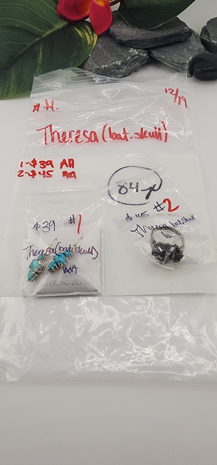 AM SHOW 48HR RESERVED FOR: Theresa 🦇💀- 12/19/2025 FL tiktok Live Show - 2 Sterling Silver Items