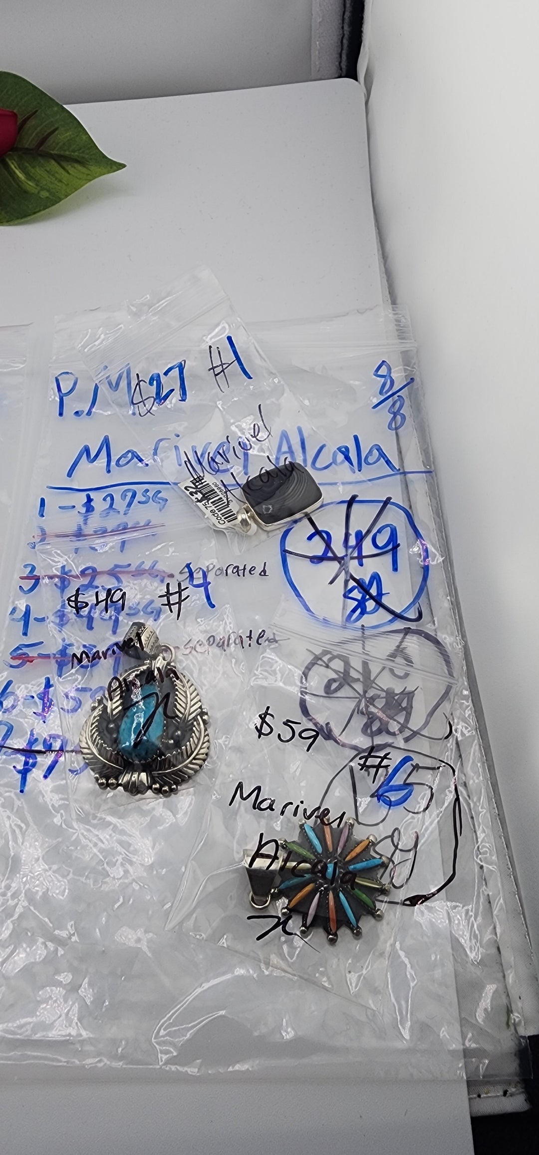 PM SHOW 48HR - RESERVED FOR: Marivel Alcala - 8/8/2025 FL tiktok Live Show - 3 Sterling Silver Items