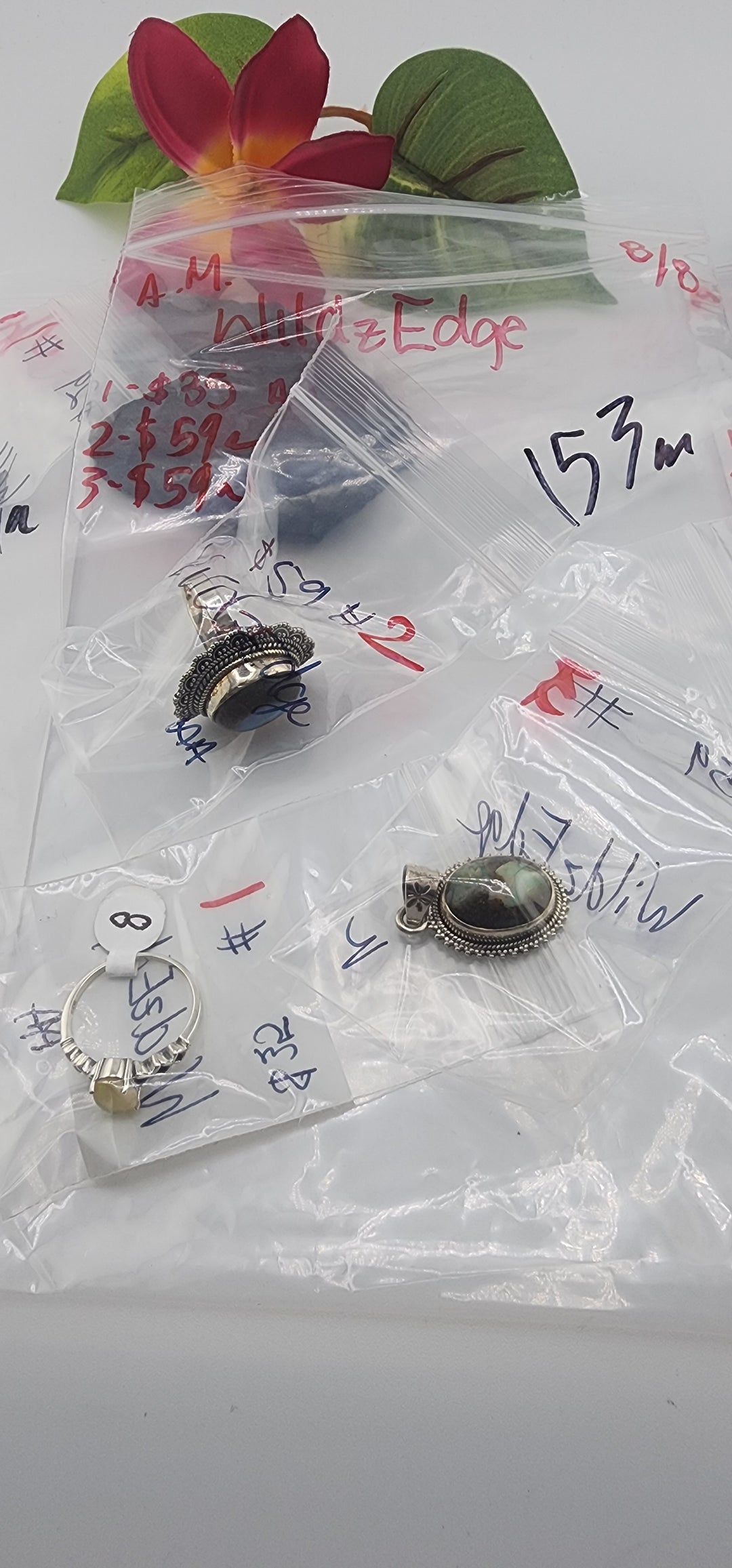 AM SHOW 48HR - RESERVED FOR: WildzEdge - 8/8/2025 FL tiktok Live Show - 3 Sterling Silver Items