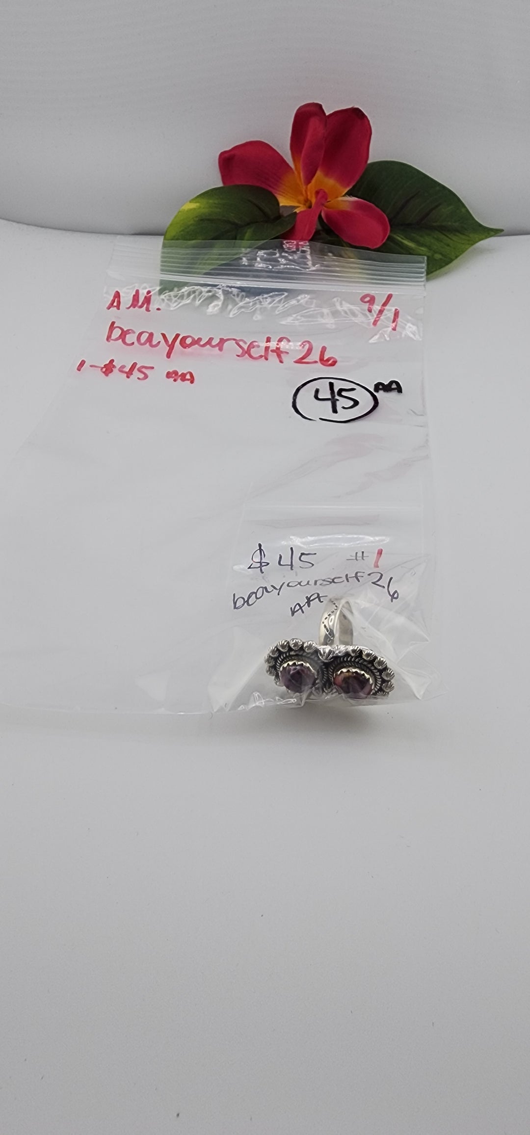 AM SHOW 48HR - RESERVED FOR: beayourself26 - 9/1/2025 FL tiktok Live Show - 2 Sterling Silver Items
