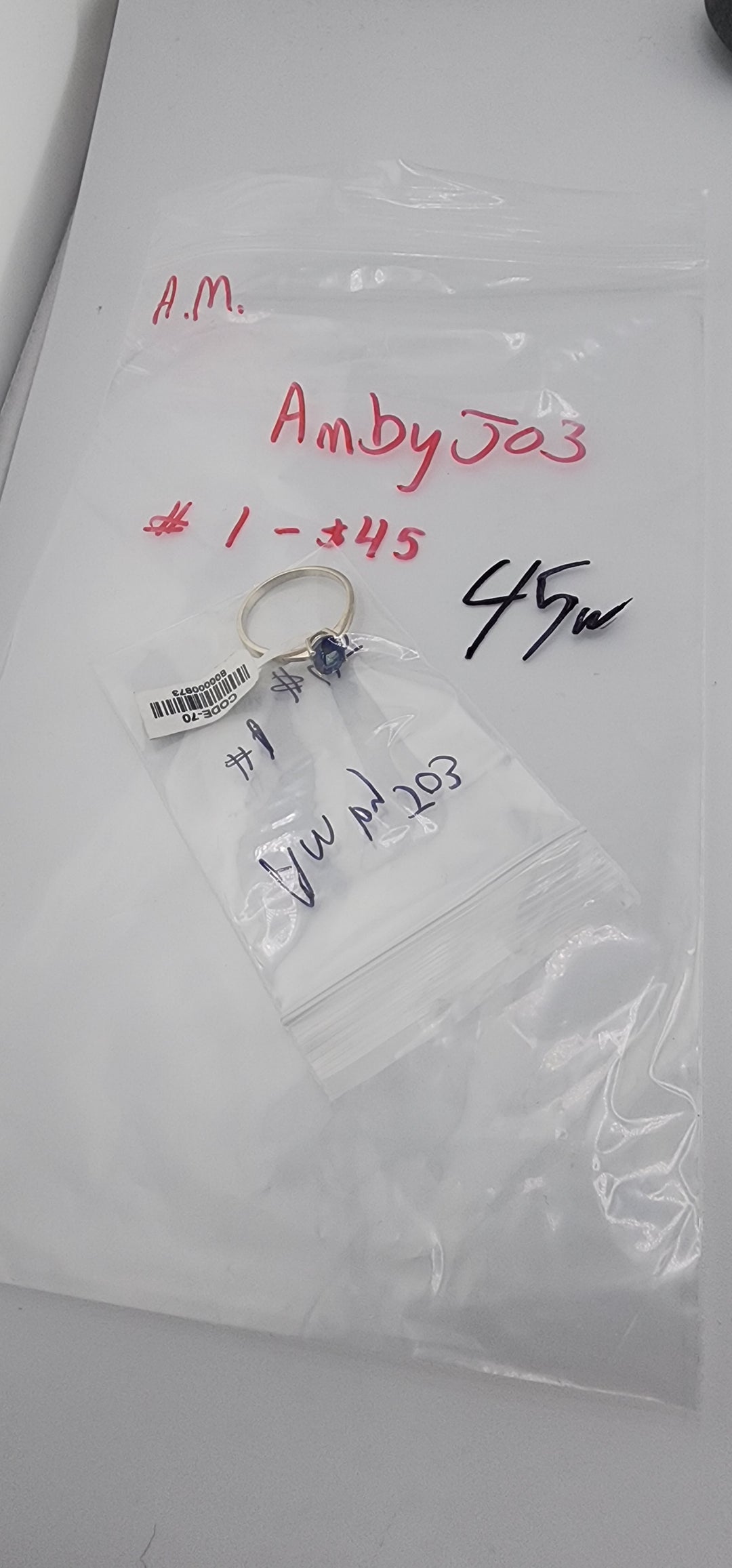 AM SHOW 48HR - RESERVED FOR: AmbyJ03 - 9/23/2025 FL tiktok Live Show - 1 Sterling Silver Items