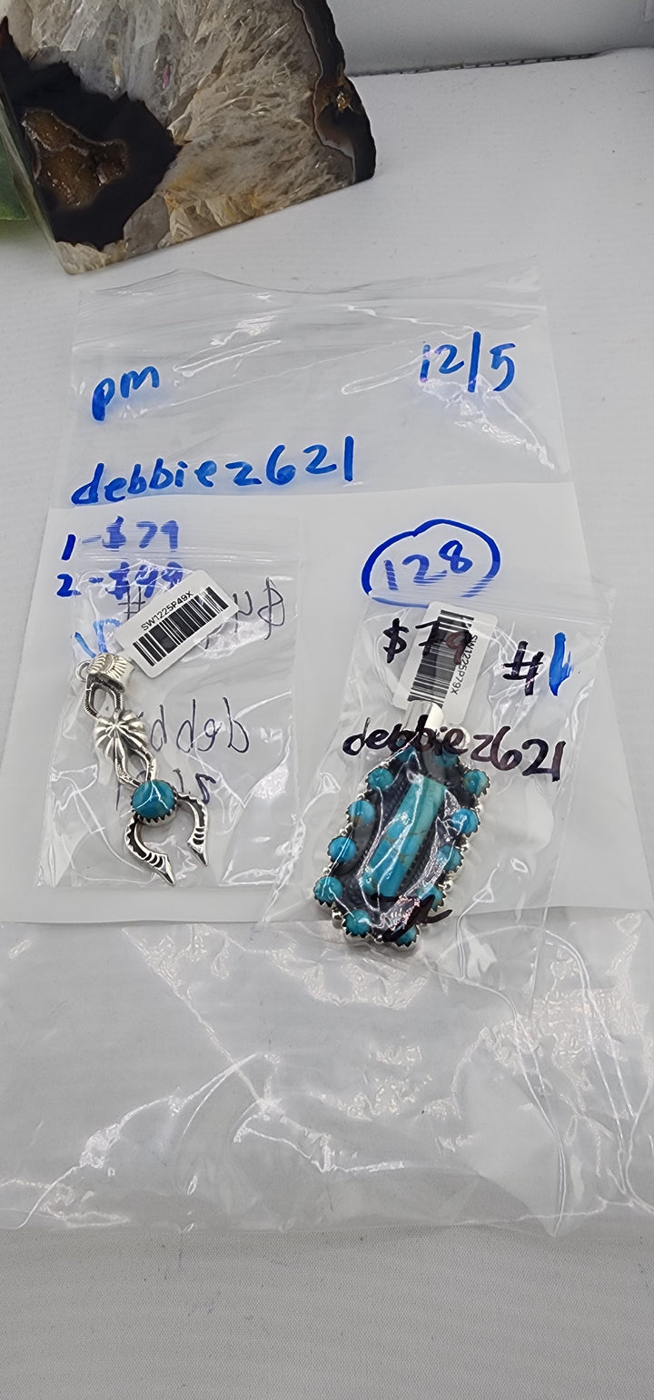 PM SHOW 48HR - RESERVED FOR: debbiez621 - 12/5/2025 tiktok Live Show - 2 Sterling Silver Items