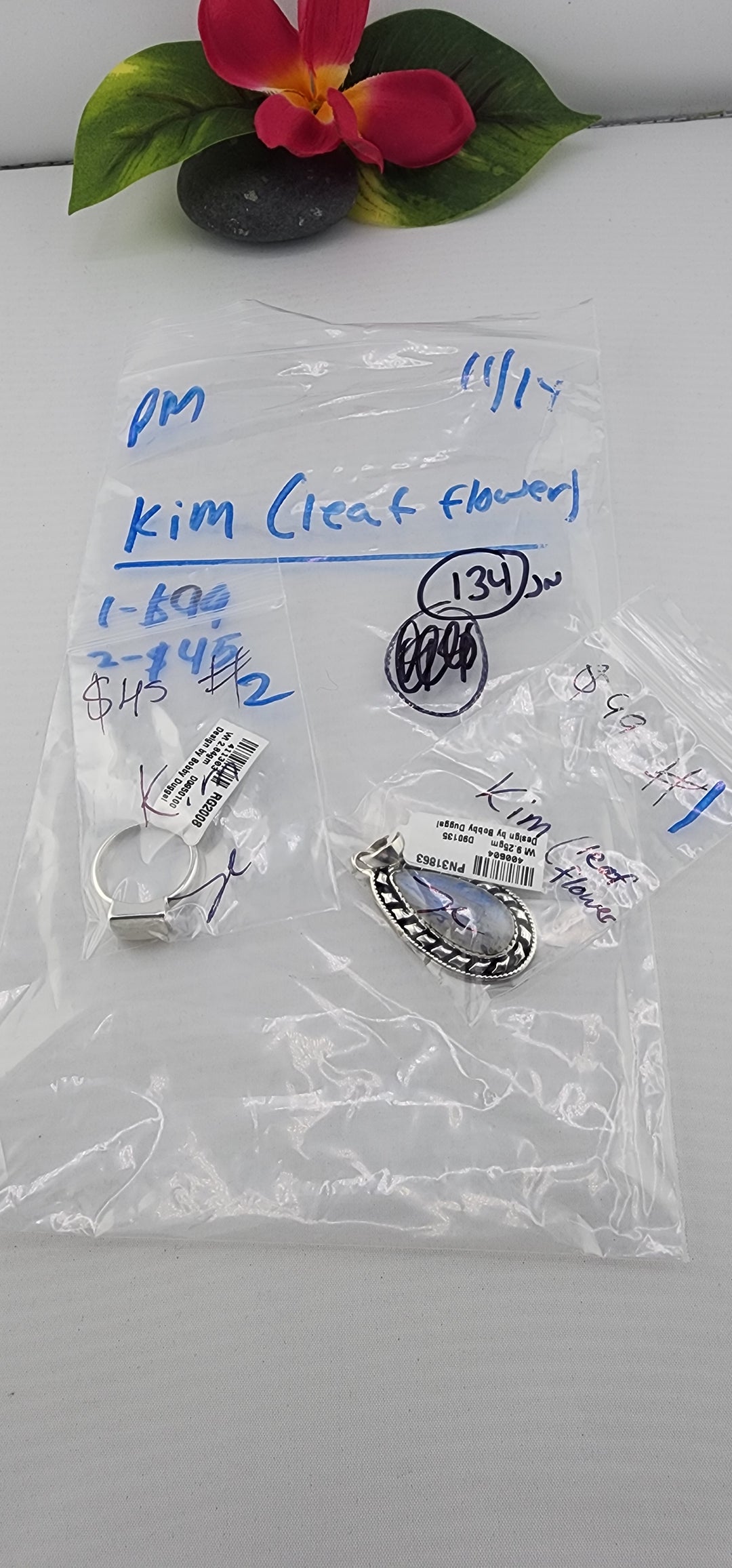 PM SHOW 48HR - RESERVED FOR: Kim🌿🌻 - 11/14/2025 tiktok Live Show - 2 Sterling Silver Items