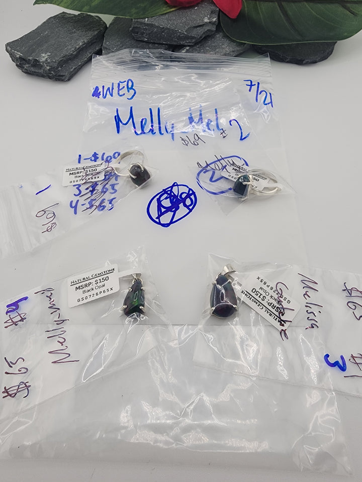 C.S. - RESERVED FOR: Melly_mel - 7/21/2026 - 4 Sterling Silver Items