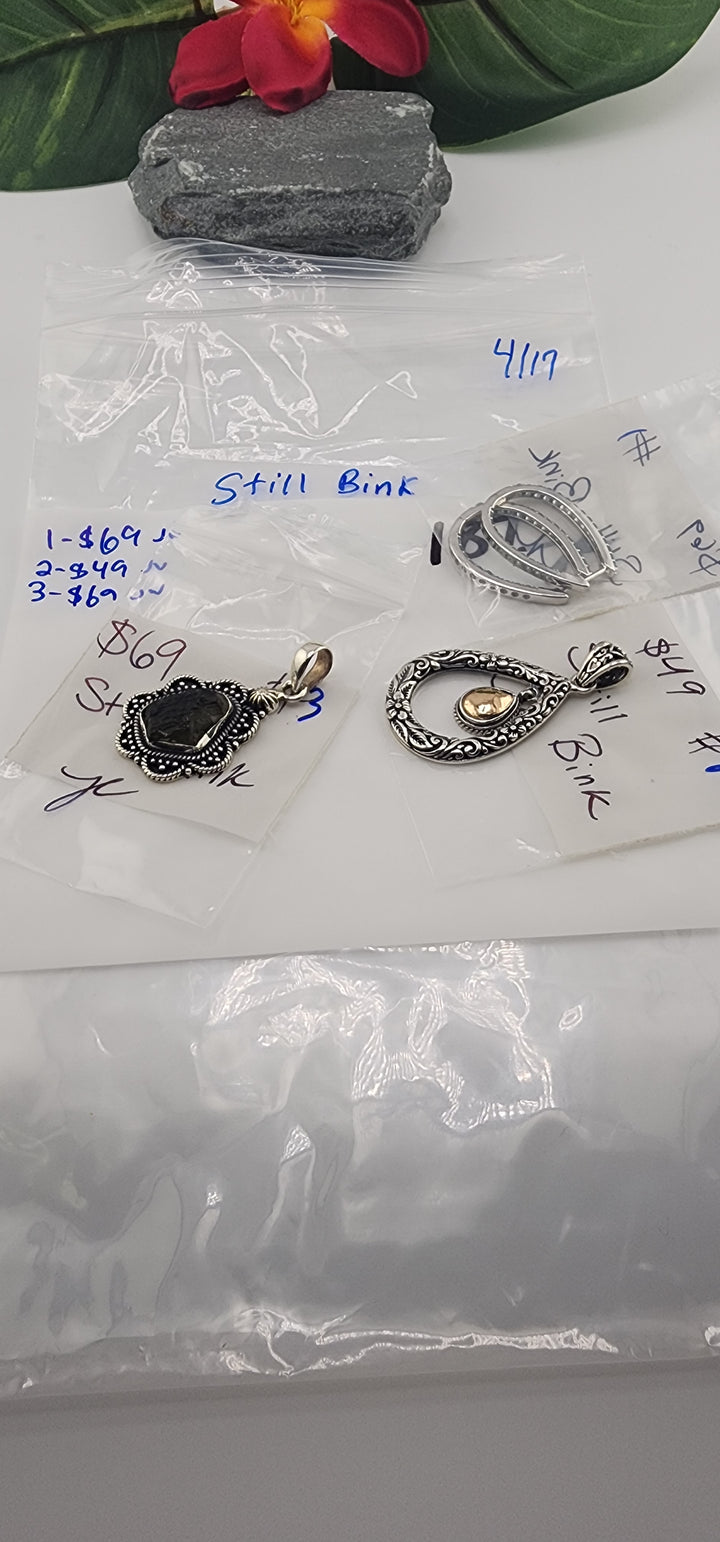 RESERVED FOR:  Still Bink- 4/17/2025 tiktok Live Show - 3 Sterling Silver Items
