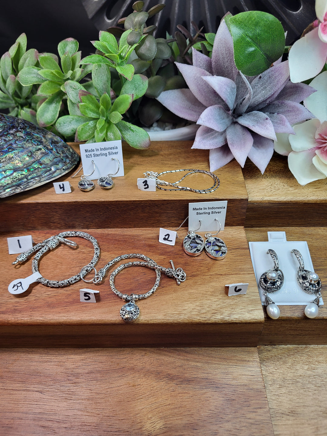 RESERVED FOR: niner_k 8/25/24- 6 Sterling Silver Items