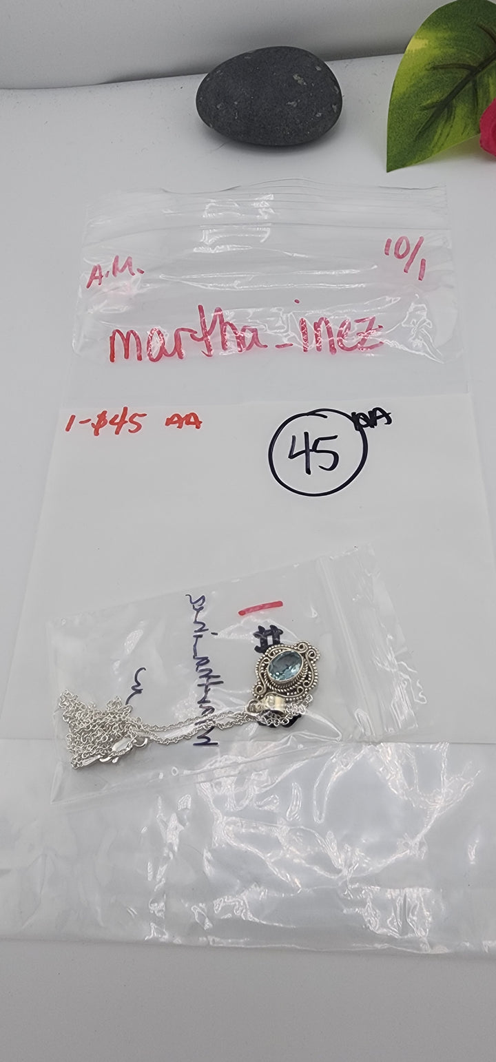 AM SHOW 48HR RESERVED FOR: martha_inez - 10/1/2025 FL tiktok Live Show -  1 Sterling Silver Items
