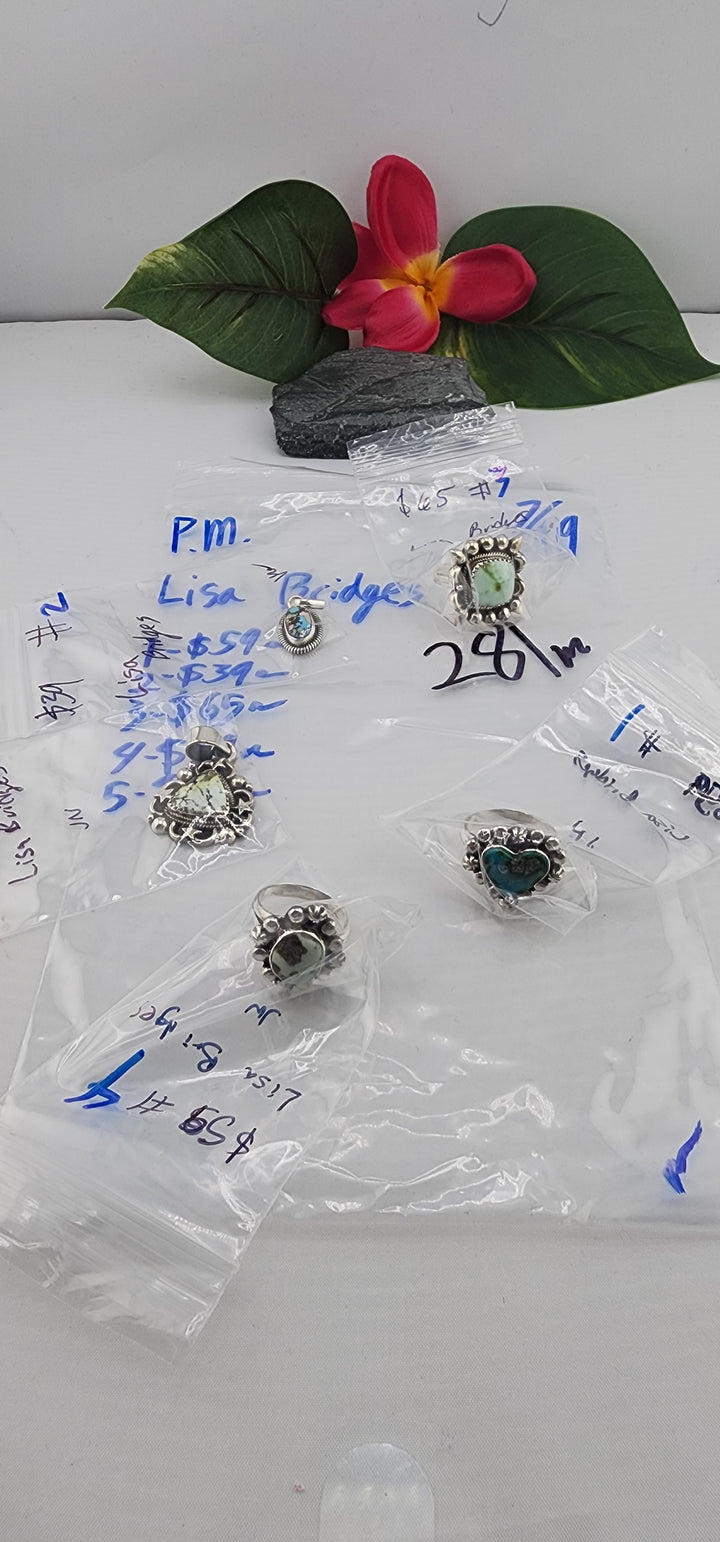PM SHOW 48HR - RESERVED FOR: Lisa Bridges - 7/19/2025 FL tiktok Live Show - 5 Sterling Silver Items