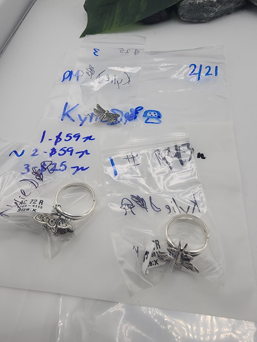 Kylie🌙🌿🍄 - 2/21/26 - 3 925 Sterling Silver Items