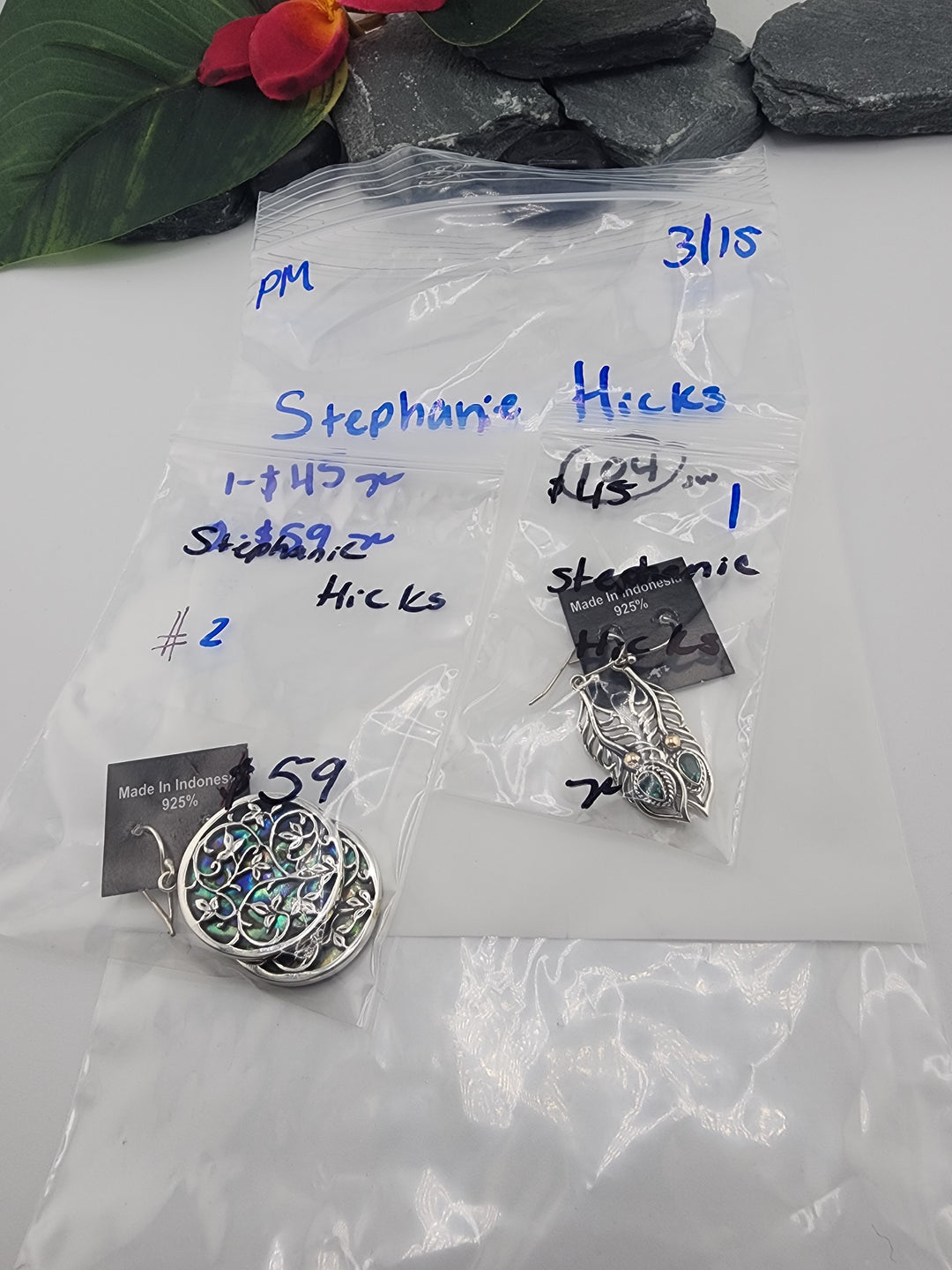 Stephanie Hicks - 3/15/26 - 2 925 Sterling Silver Items