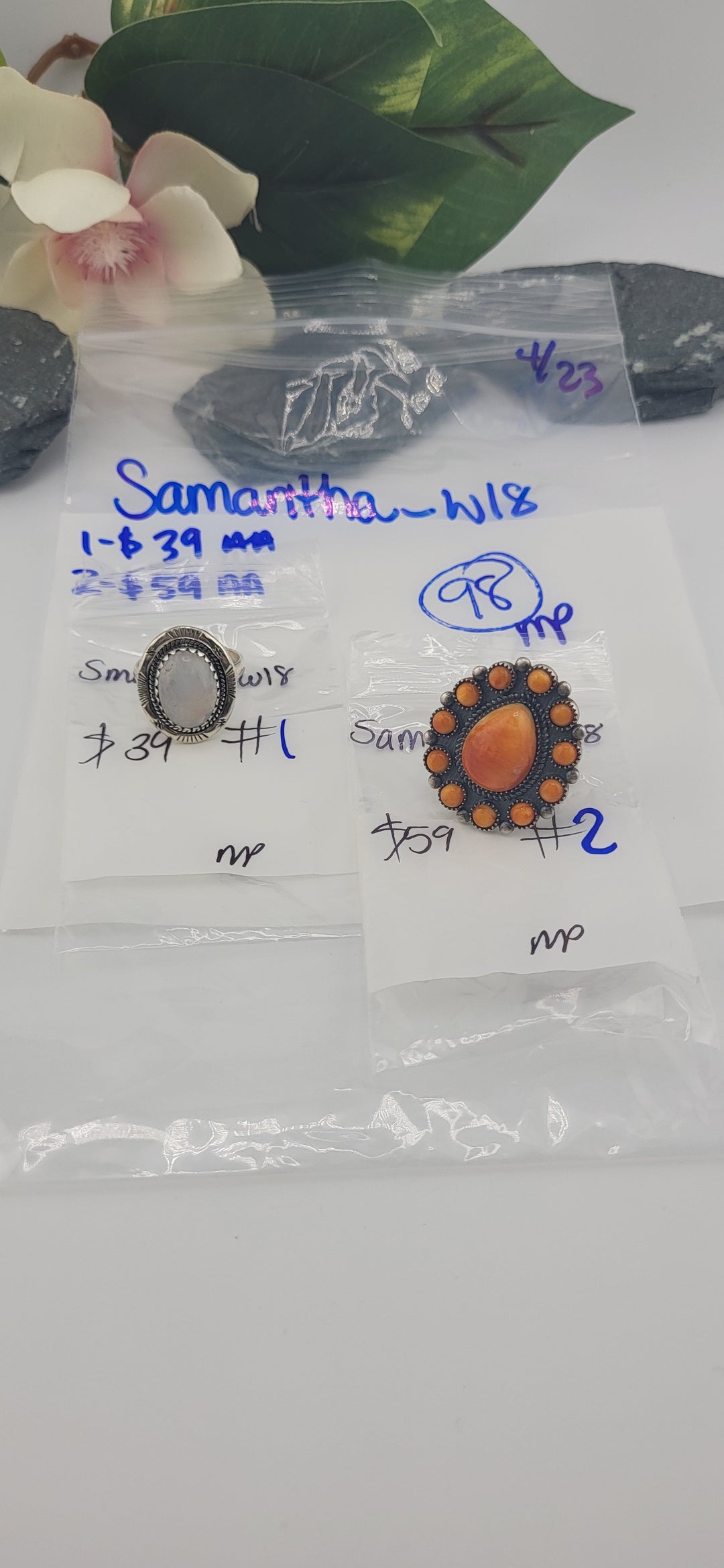 RESERVED FOR: Samantha_w18 - 4/23/2025 tiktok Live Show - 2 Sterling Silver Items