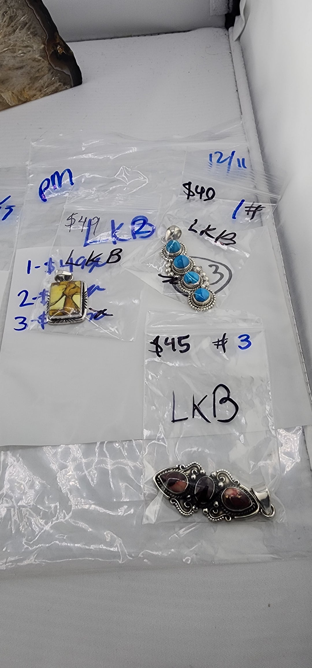 PM SHOW 48HR - RESERVED FOR: LKB - 12/11/2025 tiktok Live Show - 3 Sterling Silver Items