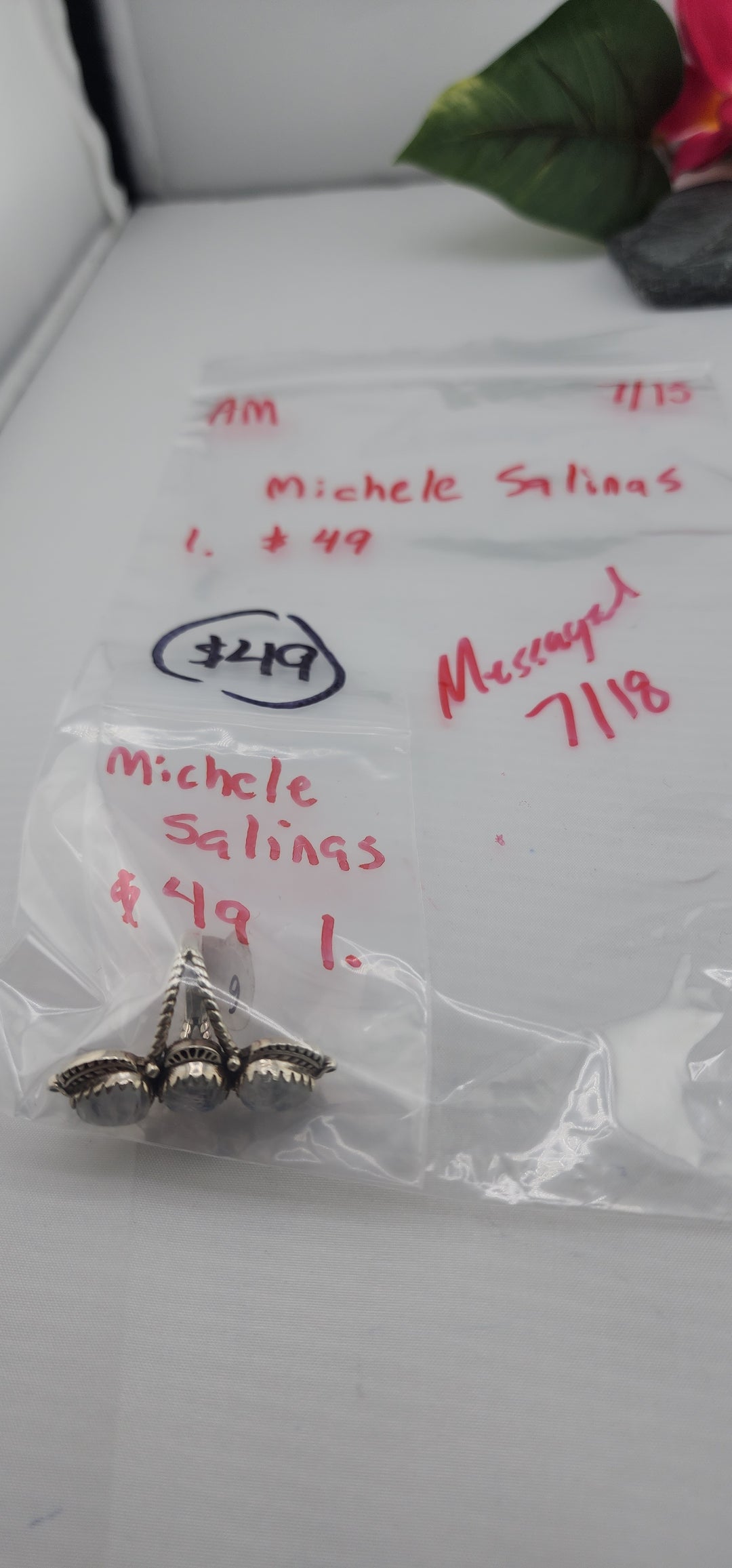 AM SHOW 48HR - RESERVED FOR: Michele Salinas- 7/15/2025 FL tiktok Live Show -  1 Sterling Silver Items
