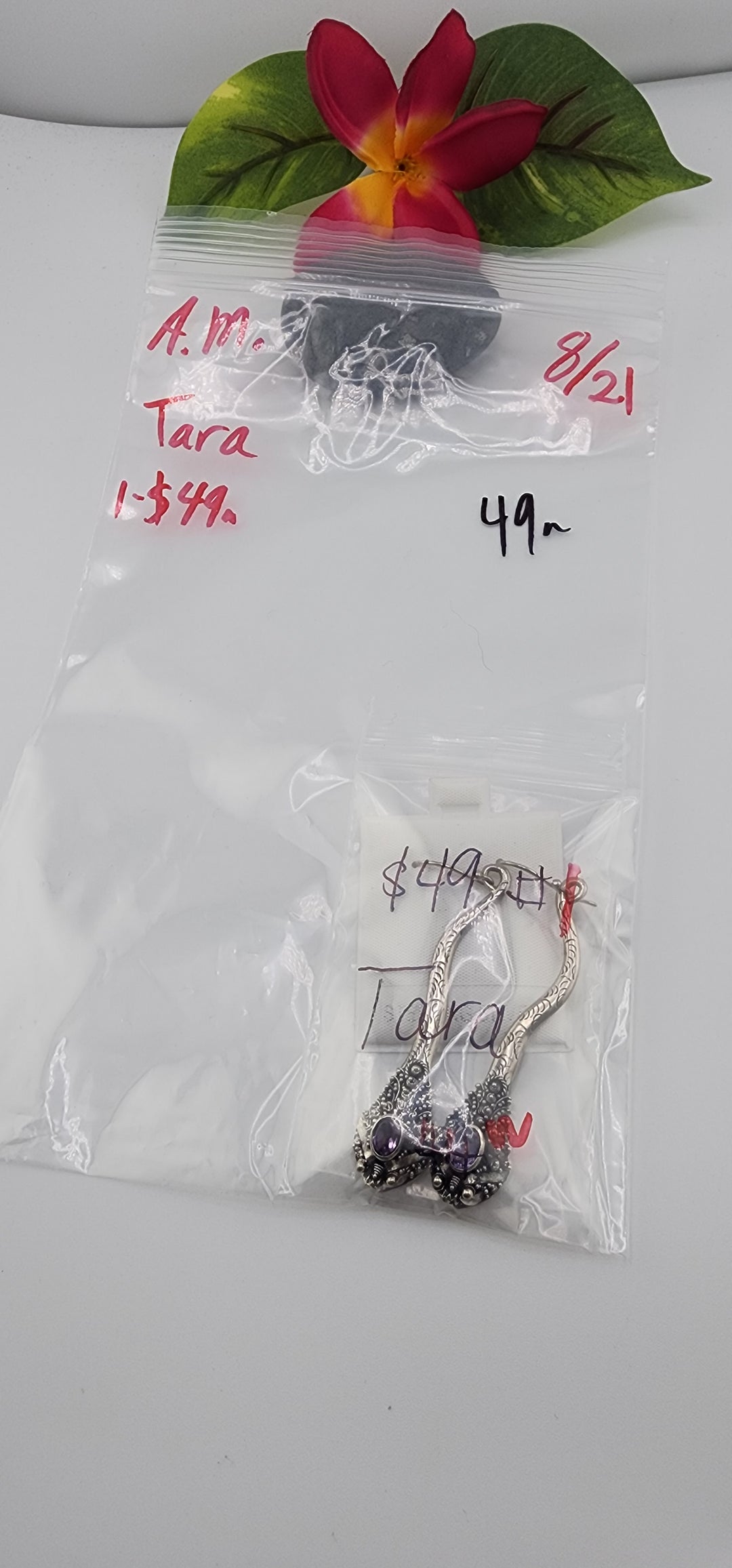 AM SHOW 48HR - RESERVED FOR: Tara - 8/21/2025 FL tiktok Live Show - 1 Sterling Silver Items