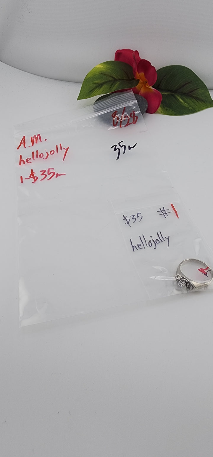 AM SHOW 48HR - RESERVED FOR: hellojolly - 8/28/2025 FL tiktok Live Show - 1 Sterling Silver Items