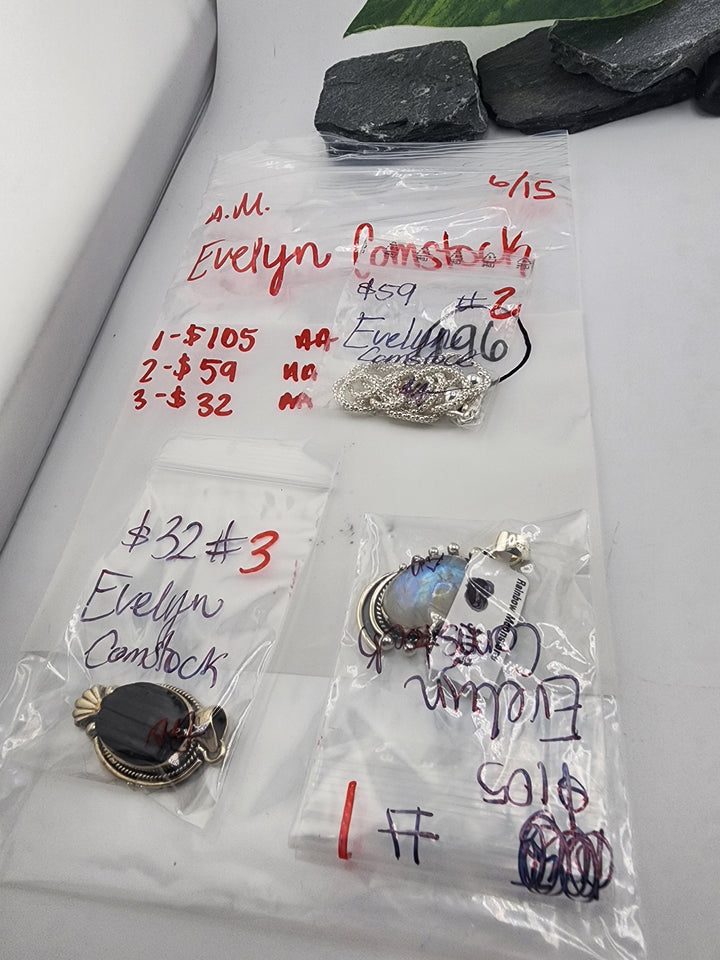 Evelyn Comstock - 6/15/26 AM - 3 925 Sterling Silver