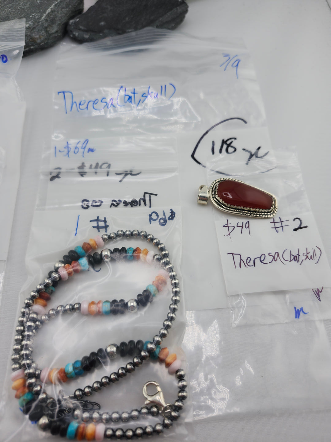 RESERVED FOR: Theresa🦇💀 - 3/9/2025 Live Show - 2 Sterling Silver Items