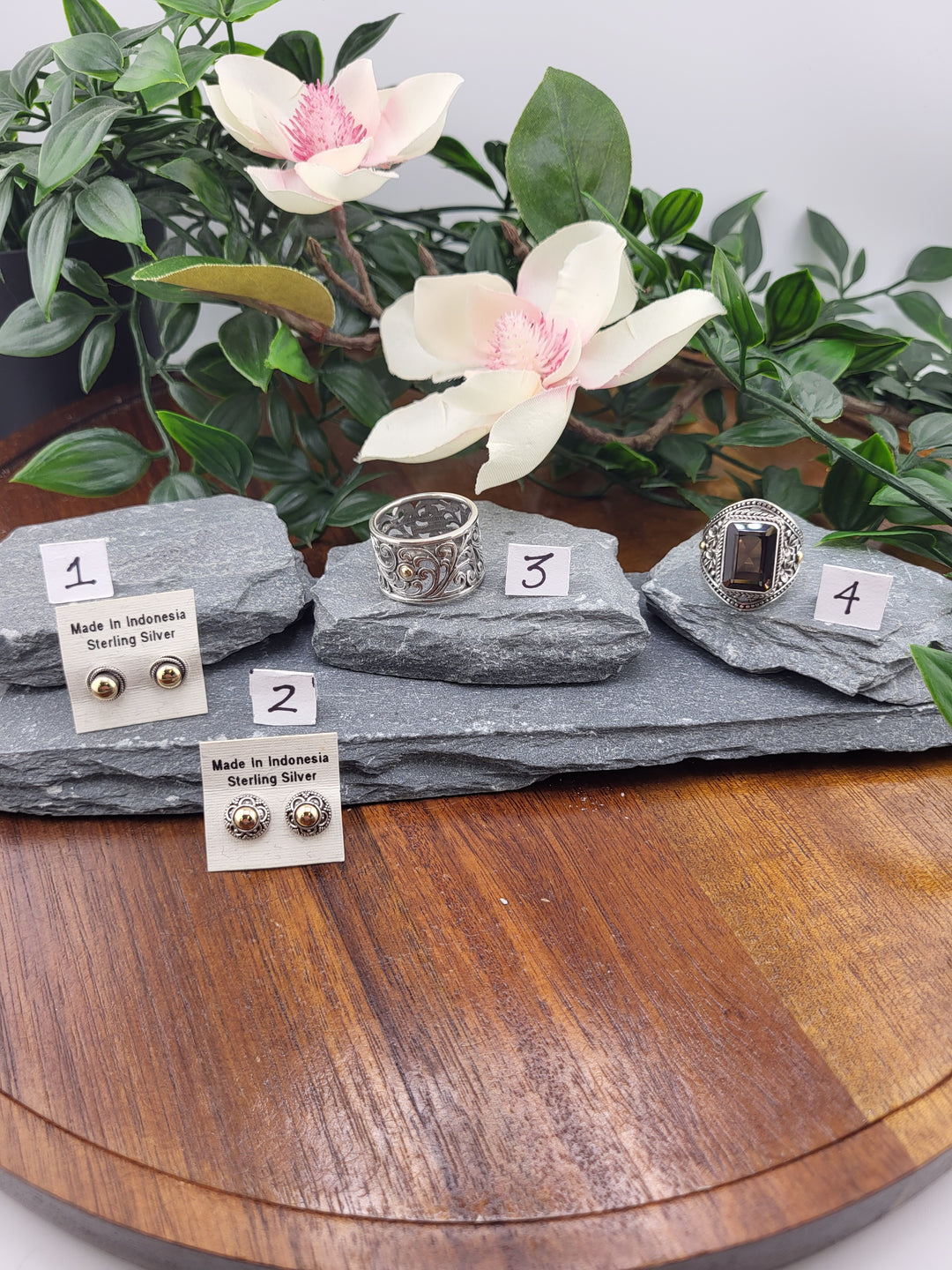 RESERVED FOR:  Shawnee -10/26/2024 - 4 Sterling Silver Items