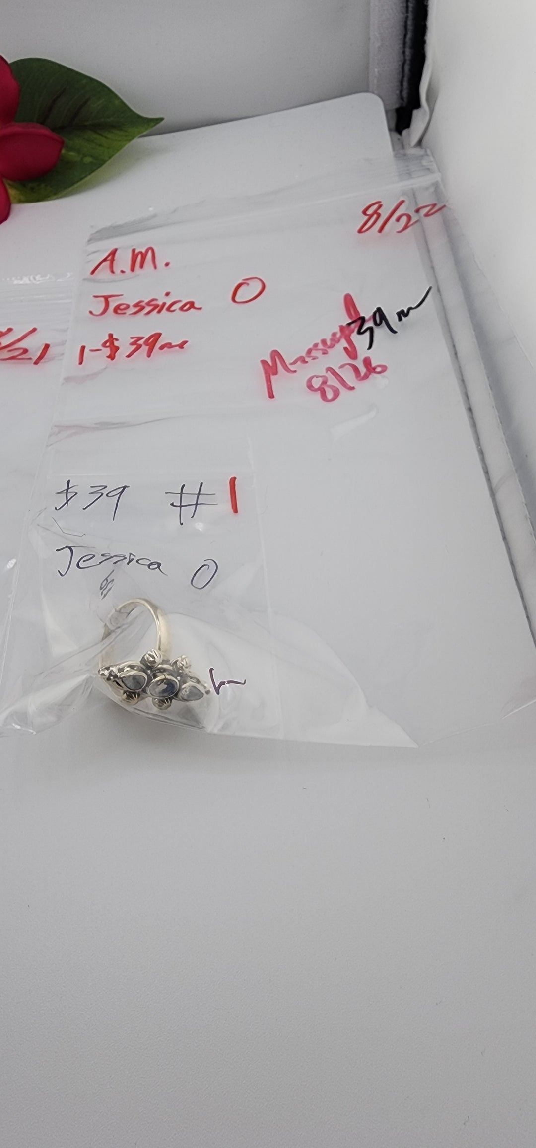 AM SHOW 48HR - RESERVED FOR: Jessica O - 8/22/2025 FL tiktok Live Show - 1 Sterling Silver Items