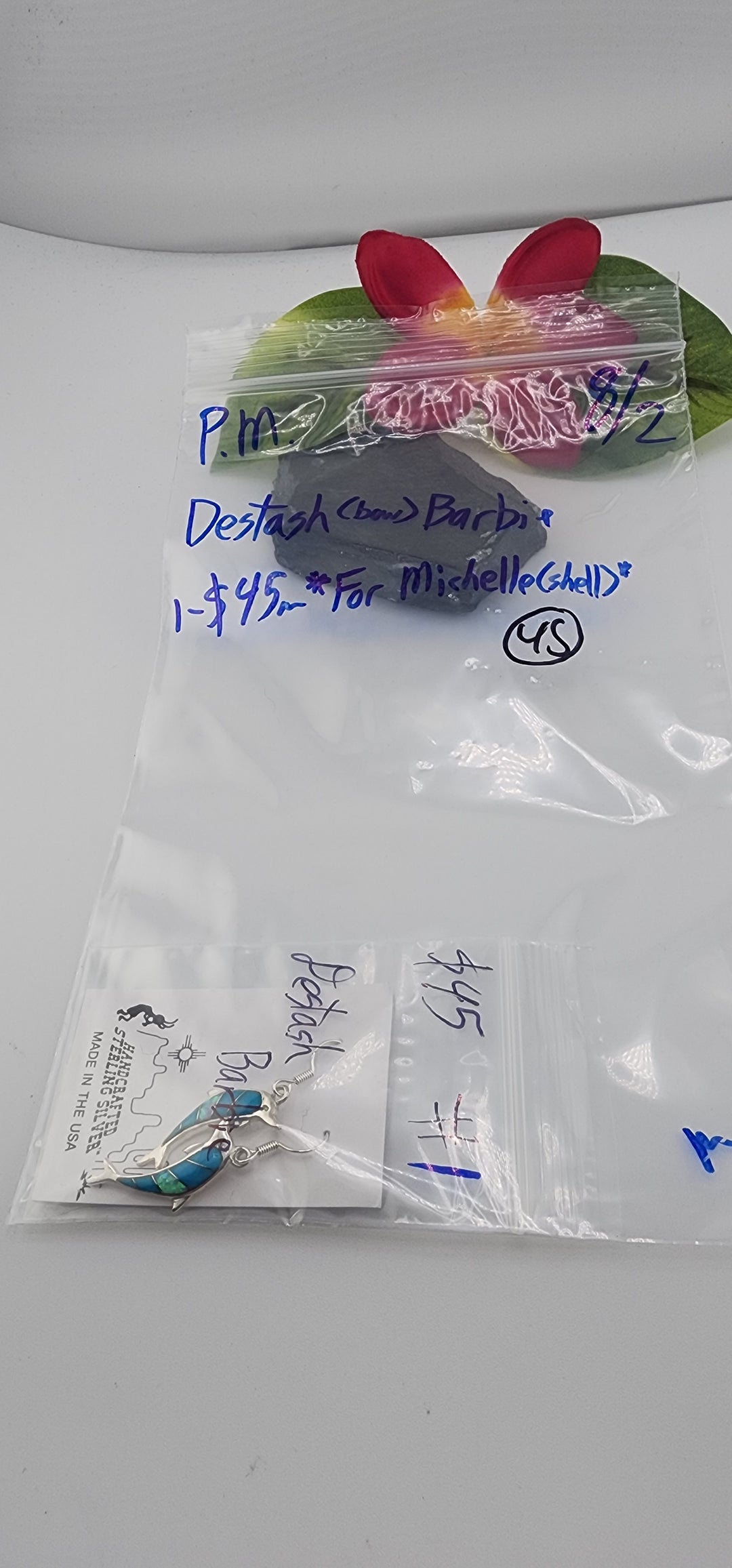 PM SHOW 48HR - RESERVED FOR:  Destash🎀Barbie - 8/2/2025 FL tiktok Live Show - 1 Sterling Silver Items