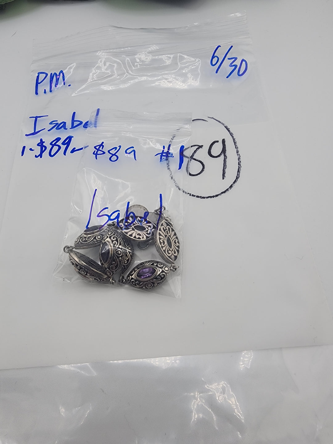 Isabel - 6/30/26 PM - 1 925 Sterling Silver