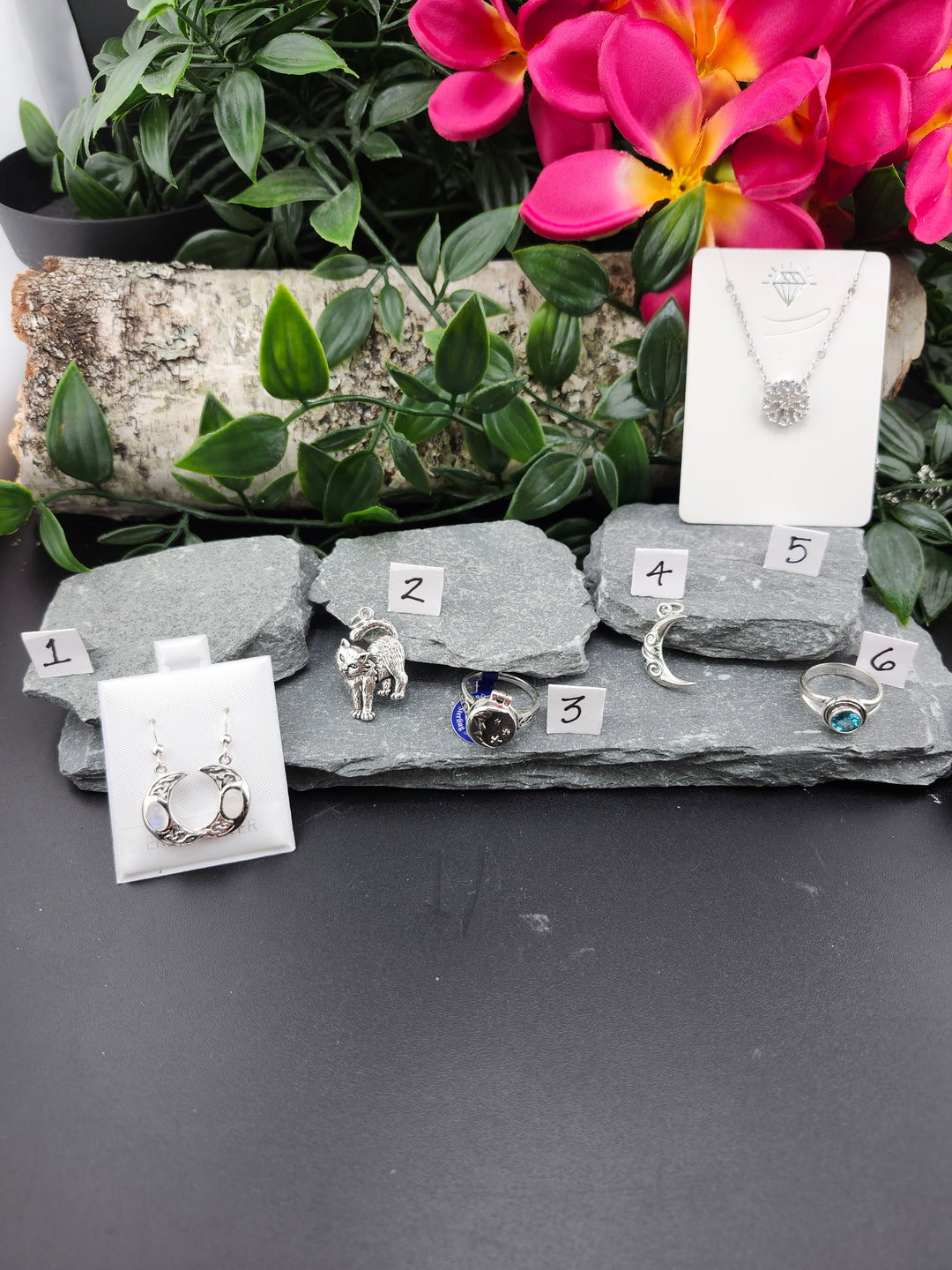 RESERVED FOR:  HorrorGalSusan -11/01/2024 - 6 Sterling Silver Items