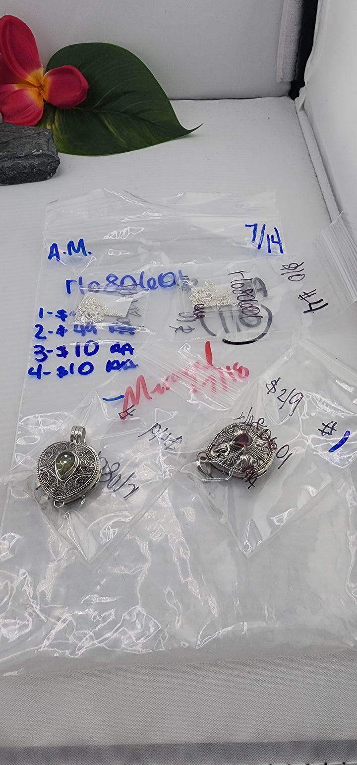 AM SHOW 48HR - RESERVED FOR: rlo80601 - 7/14/2025 FL tiktok Live Show - 4 Sterling Silver Items